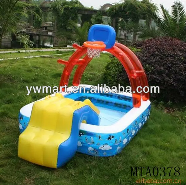 Newest design inflatable basketball pool swimming for kids