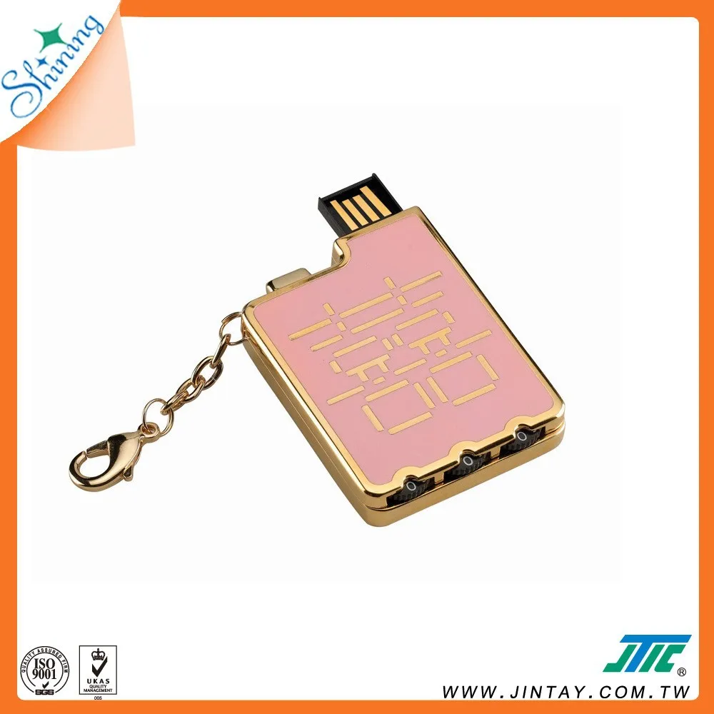Chinese stylish combination padlock for wedding gift wit SanDisk chip