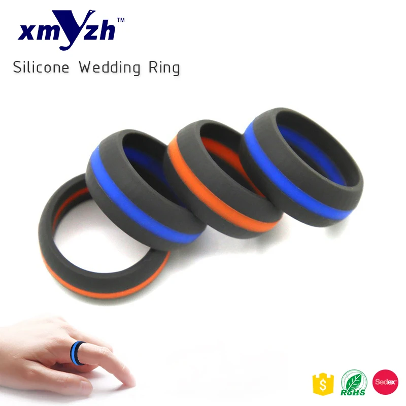 Fashion Design Silicone Wedding Finger Ring And Band