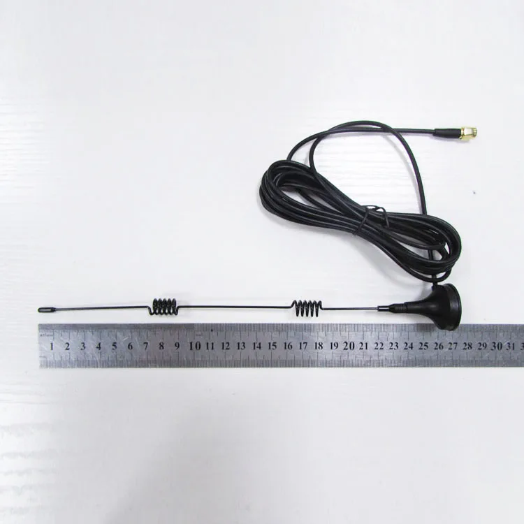 magnetic base antenna with RG174 extension cable SMA male connector GSM  WIF antenna for vending machine