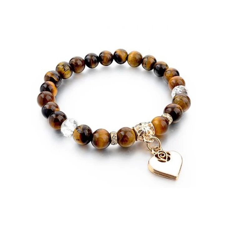 8mm Men Jewelry Wholesale Bangle Natural Jade Stone Beaded Bracelet