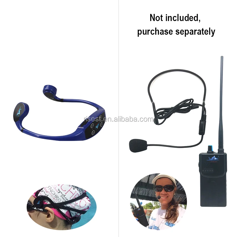 Real Time Swimming Trainer Artistic Swimming Synchronized Swimming Swimmer Workout Waterproof Bone Conduction Headphones