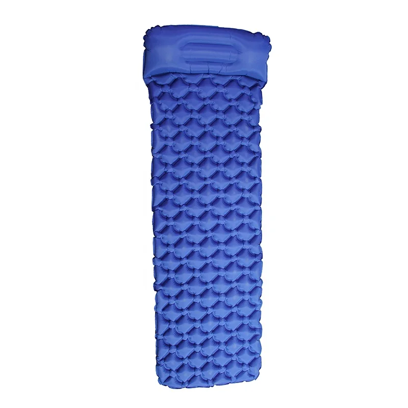 OEM Outdoor Wholesale Travel Camping Mattress Inflatable Sleeping Mat With Pillow
