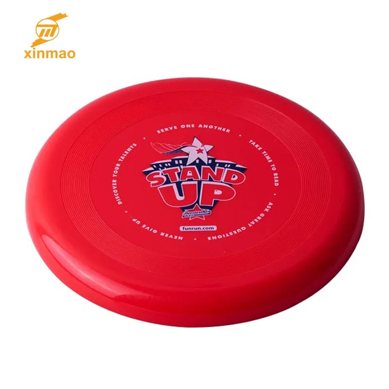 
New Round custom Plastic flying disc outdoor sport dog toy 