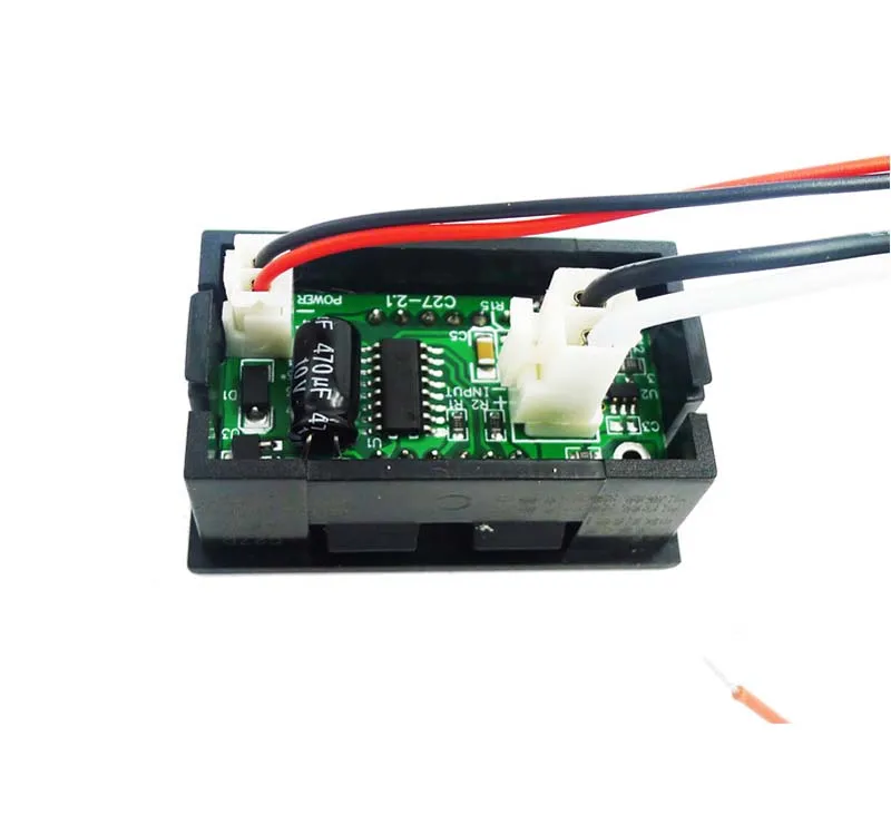 Geree Digital Ammeter Amp current meter 0-50A with 50A/75mV shunt Green C27D