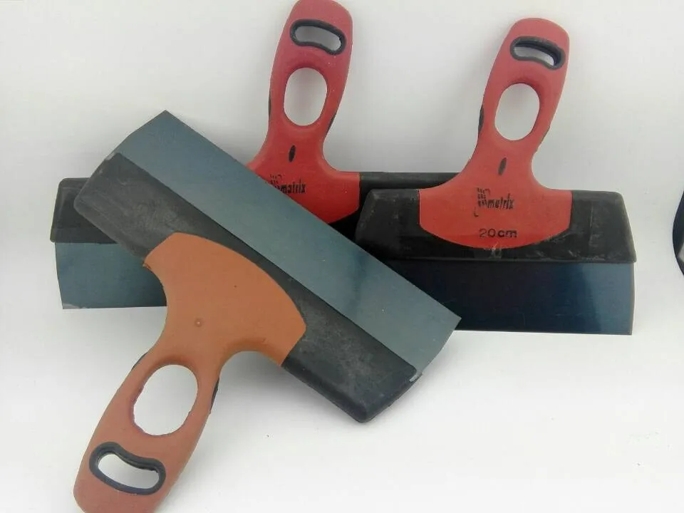 black plastic handle scraper