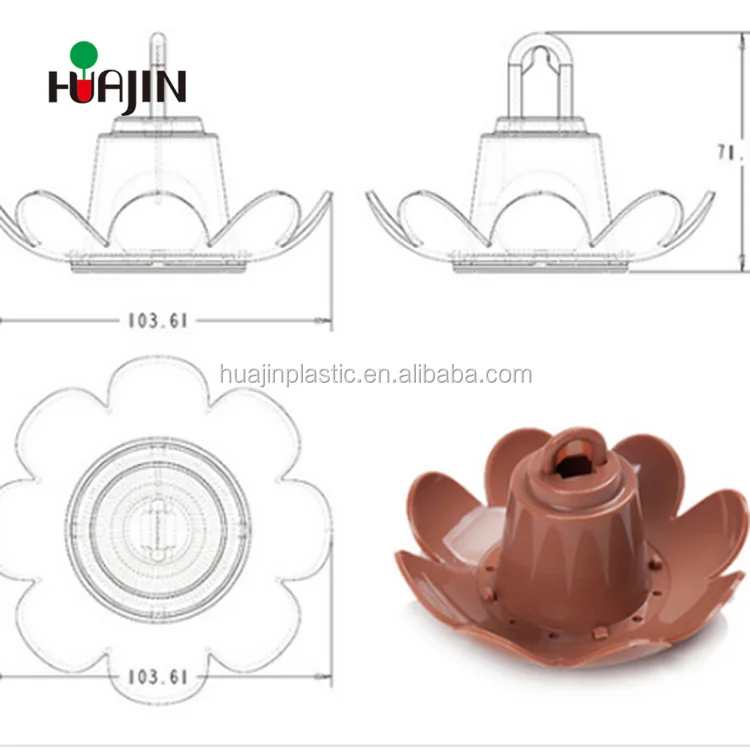 Design Ornament Art spare parts Plastic Garden Ornaments And Accessories