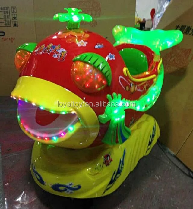 2021 coin operated kiddie ride, fish amusement ride, commercial grade amusement equipment