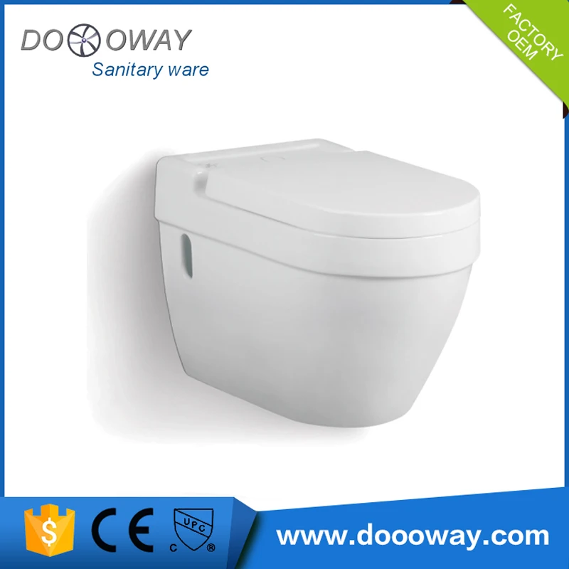 Modern rimless sanitary ware rimless wall hung female urinal toilet