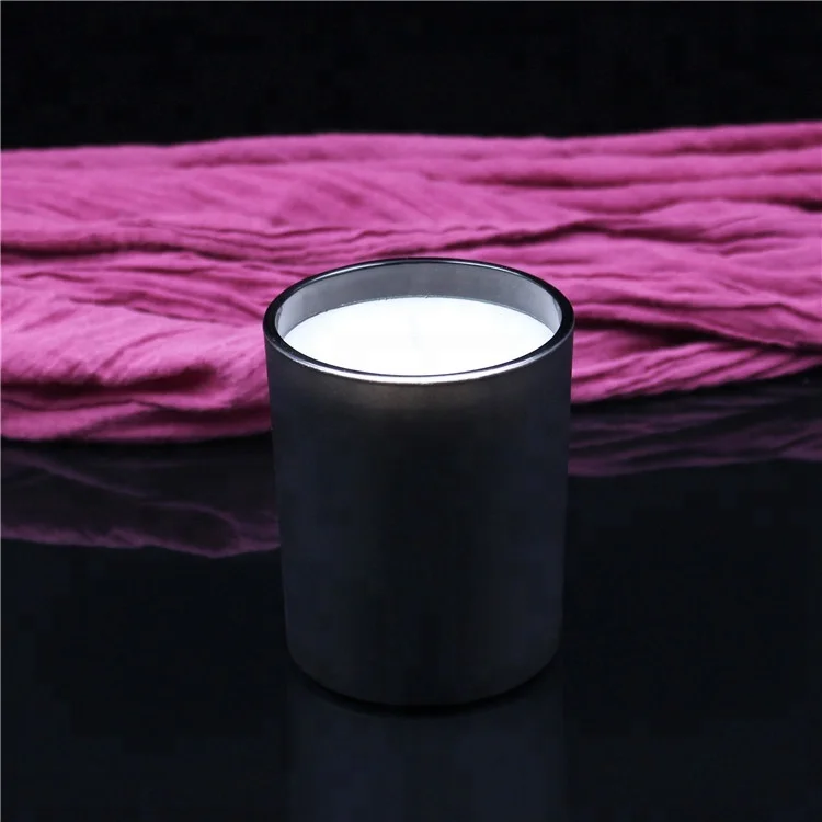 BOYE wholesale custom luxury matt black scented soy wax candle