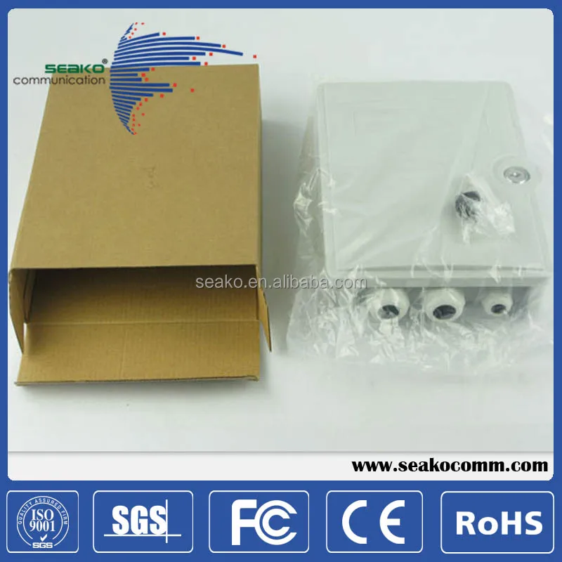 Indoor, Outdoor Fiber Demarcation Closure FTTH compact Terminal Box, SC/LC 8/24 cores