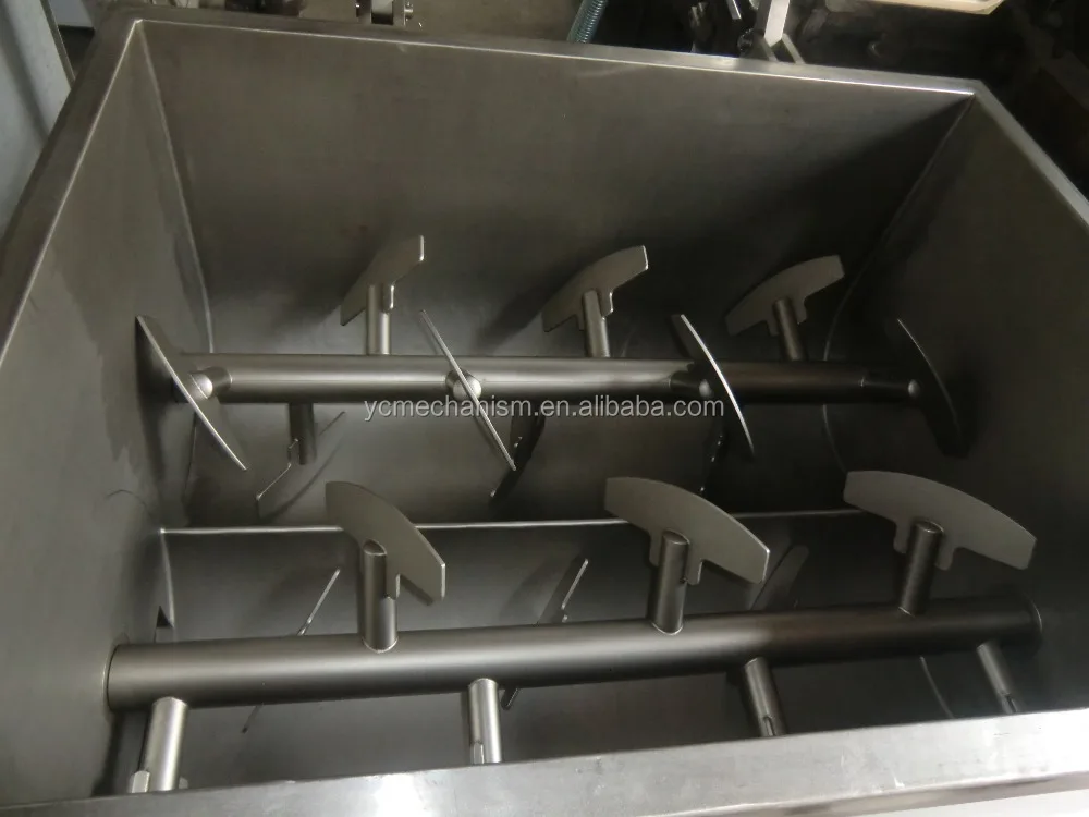 Meatball Used Meat Mixer Machine with strong double paddles