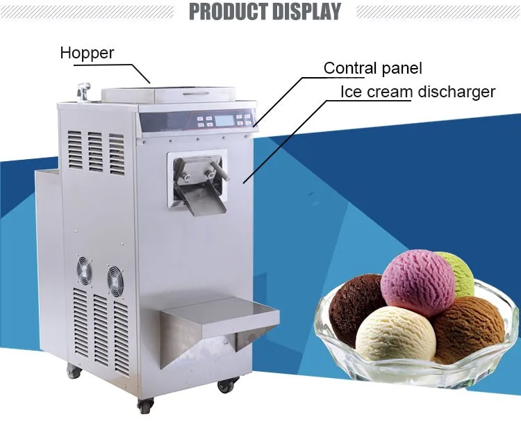 New Arrivals 30L 50L 75L 120L cheap hard ice cream making machines