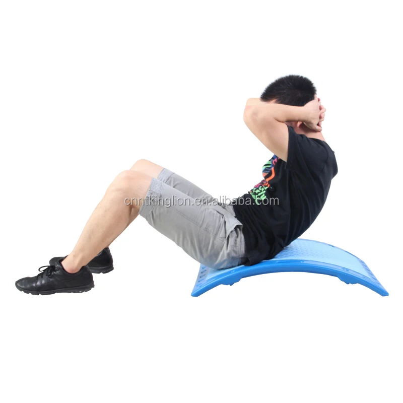 HDPE Gym Fitness Cardio Platform Arc Shape Arch Sit Up Power Bench Aerobic Step Board