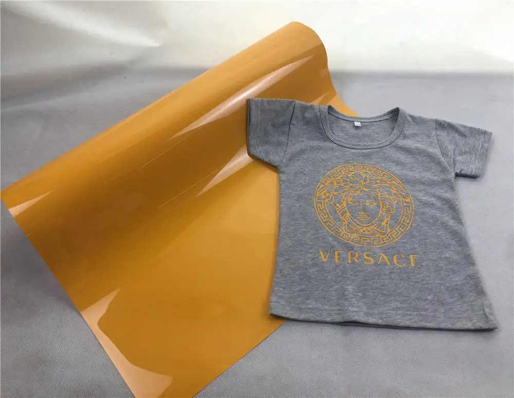 Glossy type PVC Heat Transfer Vinyl Roll Iron On Vinyl for T-Shirts