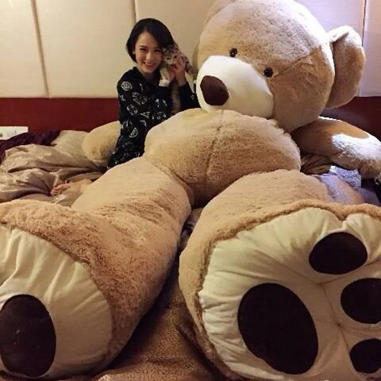 gifts 160cm big size huge plush toy factory price manufacturer 2m human life size giant teddy bear design stuffed animals