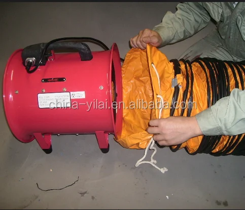 
pvc ventilation nylon flexible duct, 200mm industrial flexible fabric ducting 