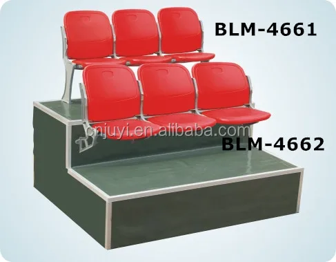 
BLM-4662 plastic stadium folding chair the stadium seat HDPE stadium seat 