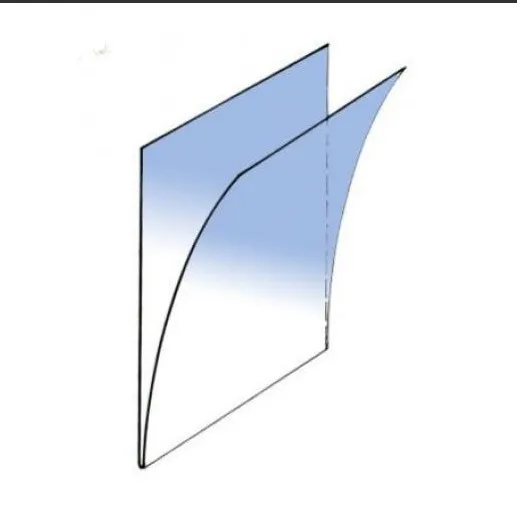 Poster sleeve A4 vertical with 2 magnetic tapes