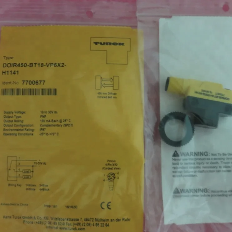 ( Photoelectric switch sensor  ) DOIR450-BT18-VP6X2-H1141