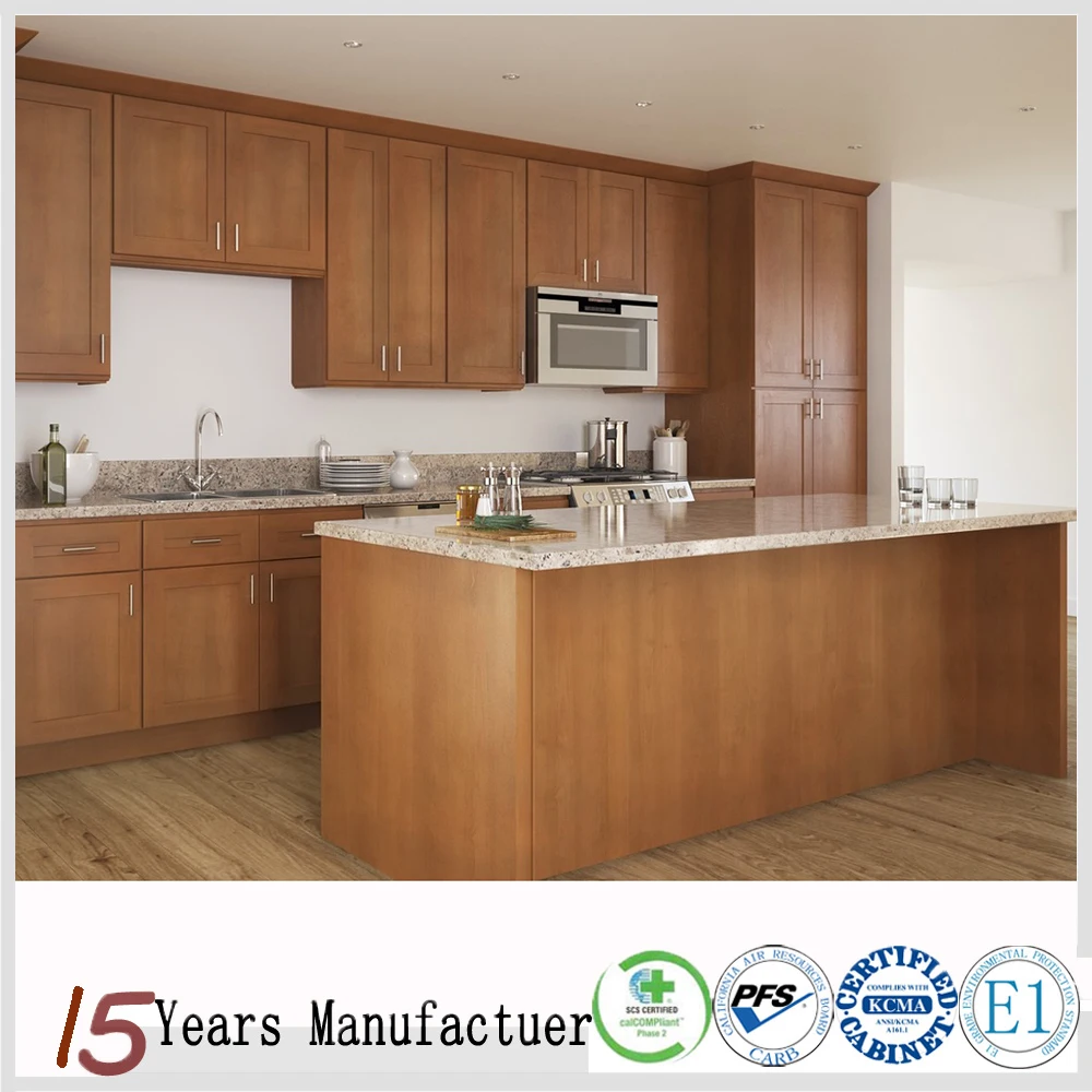 
China Made American Wooden RTA Maple Kitchen Cabinet 