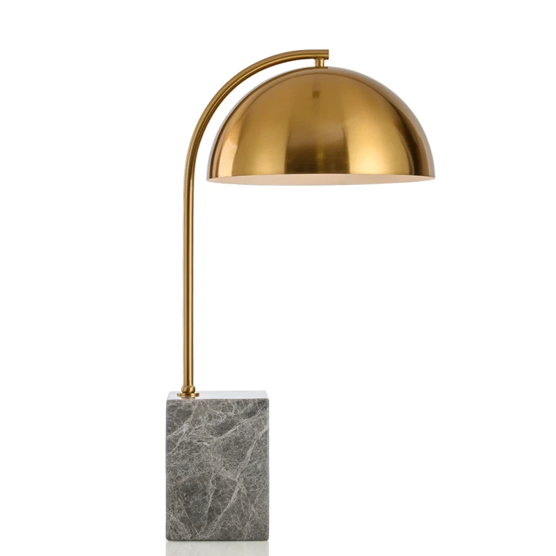 Simig lighting Post-modern simple marble fishing desk lamp light luxury fashion living room bedroom study model room decorative desk lamp
