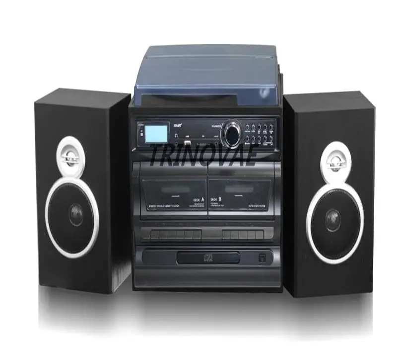 
Hot Selling Programmable Double Cassette Turntable With Radio & CD & MP3 Function &nbsp;<span style=