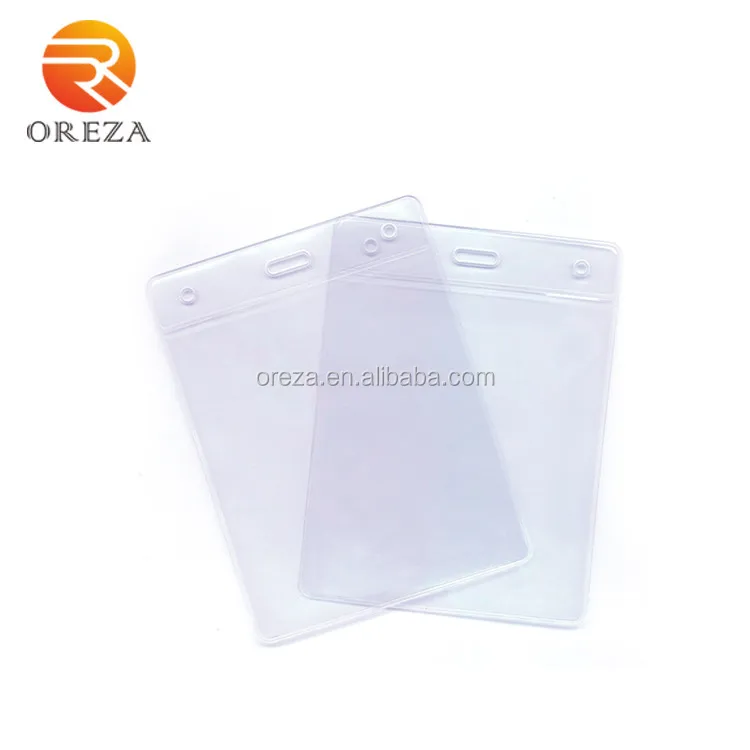 A3,A4,A5 High transparency clear plastic hard PVC card holder
