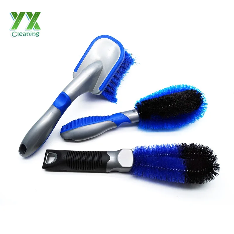 Car Tire Cleaning Brush Short Handle Wheel Brush / Tires Tyre Strip Brush