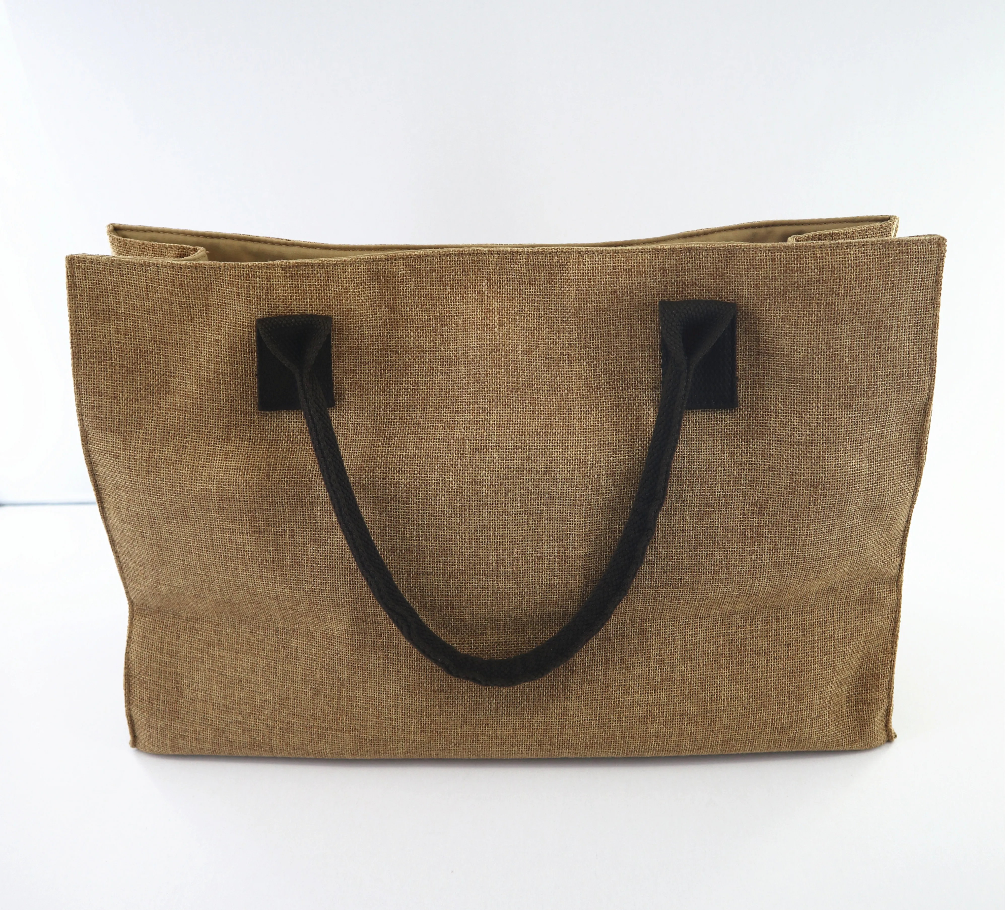 
jute tote bag Fashion handbag large capacity Durable convenient bag 