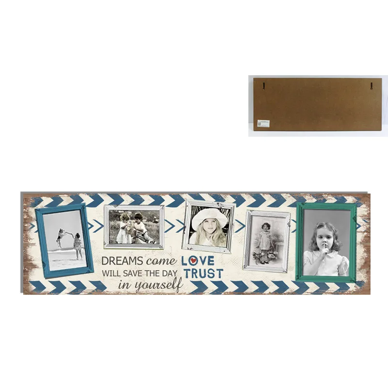 Handmade Collage Five Pictures Group Picture Frames