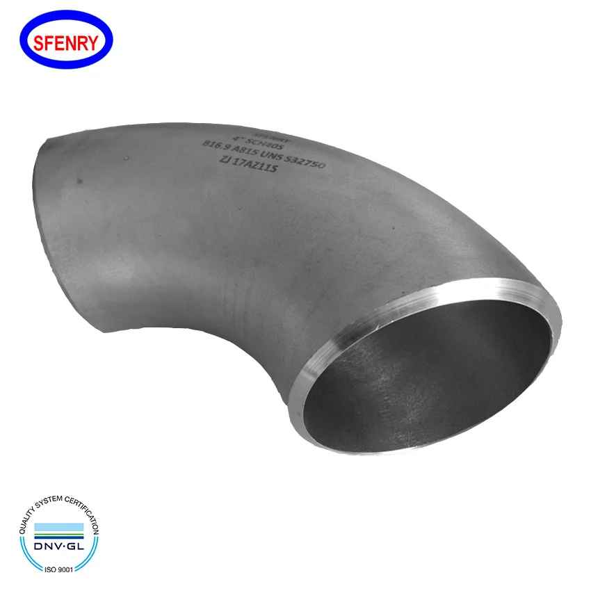 Sfenry Butt Weld Pipe Fittings 304 Stainless Steel SCH10S SCH40S STD BW LR Long Radius 90 Degree Elbow