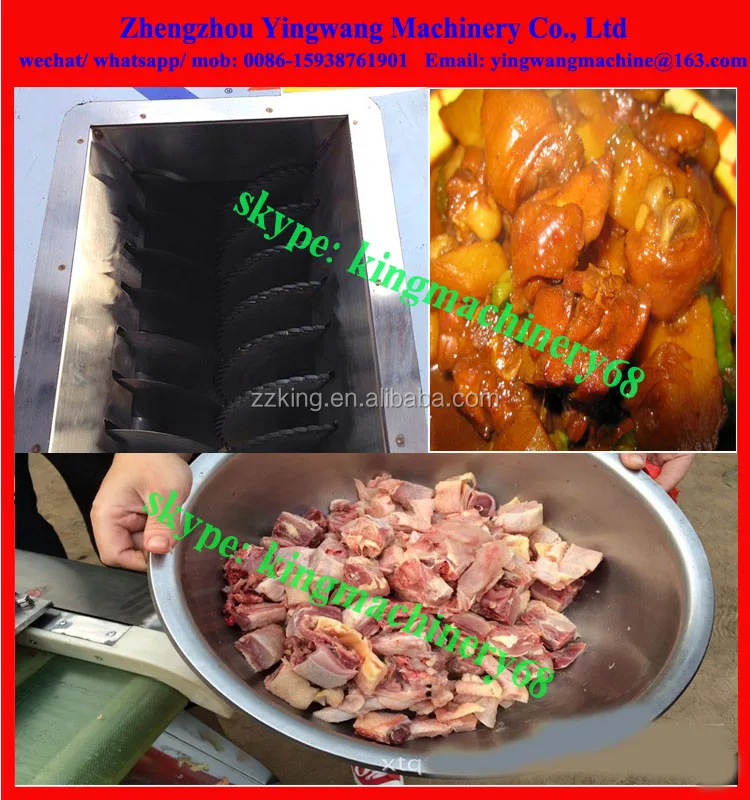 frozen chicken/ fish slicer/ slicing machine