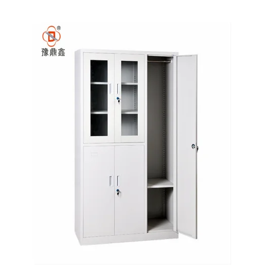XINDING factory utensil cupboard sales glass door metal  file cabinet with locker