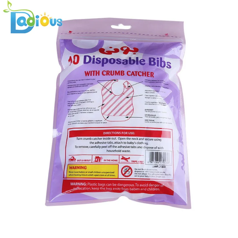 
10 Pieces Of Baby Disposable Bibs Can Be Used For Going Out Disposable Bibs For Baby 