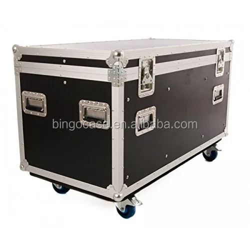 Large Capacity Road Trunk Flight Case with Divides and Tray