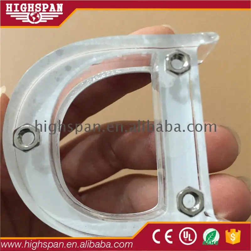 China Factory Promotion plastic magnetic letters luminous house numbers