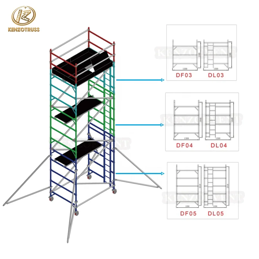 Kenzo Aluminum Portable Scaffolding for Sale