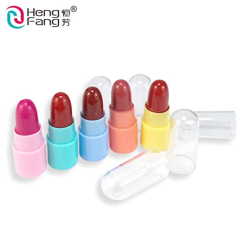 Private label high pigment cosmetic beginner use products mini 5 in 1 new fashion color lipstick set
