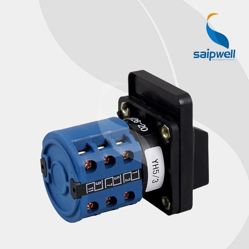 
LW26-20 ammeter change over rotary tumbler transfer switch 