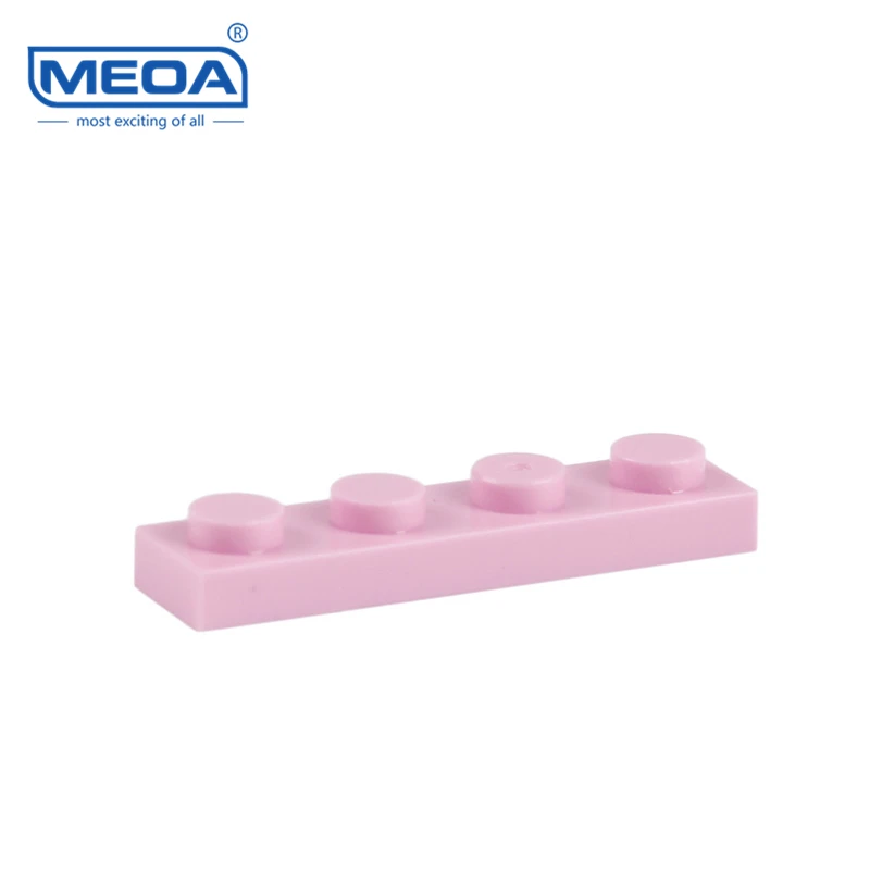 Wholesale Building Blocks Spare Parts 1X4 Bricks Assembly Kit 4 hole Blocks Parts MOC Creator Bricks Particle DIY Toys