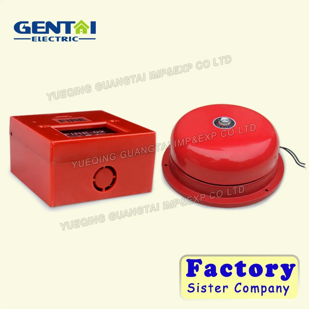 High Quality AC220V Red Electric Fire Alarm Bell for Fire Alarm system