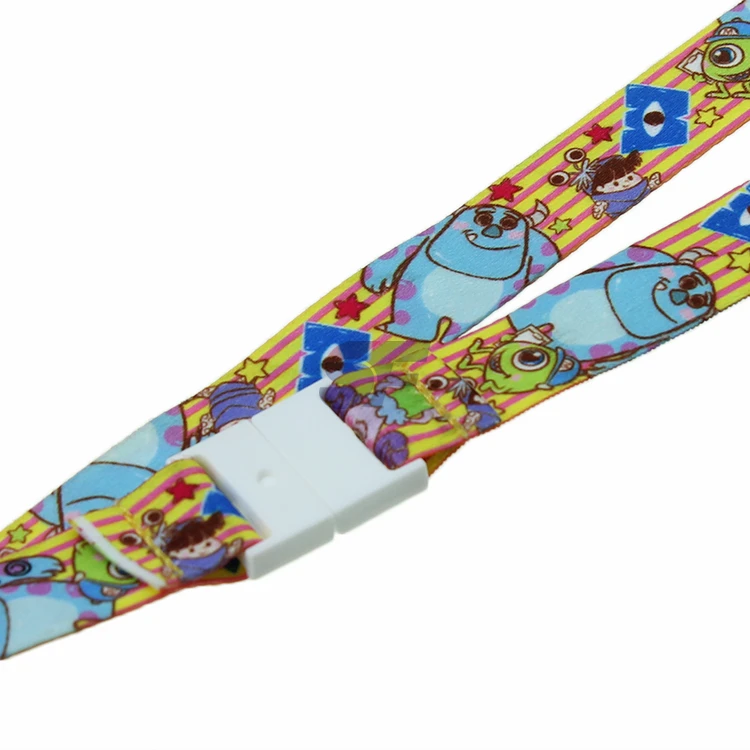 Customized Heat Transfer Printing Lanyard Dye Sublimation card holder sublimation blank lanyards