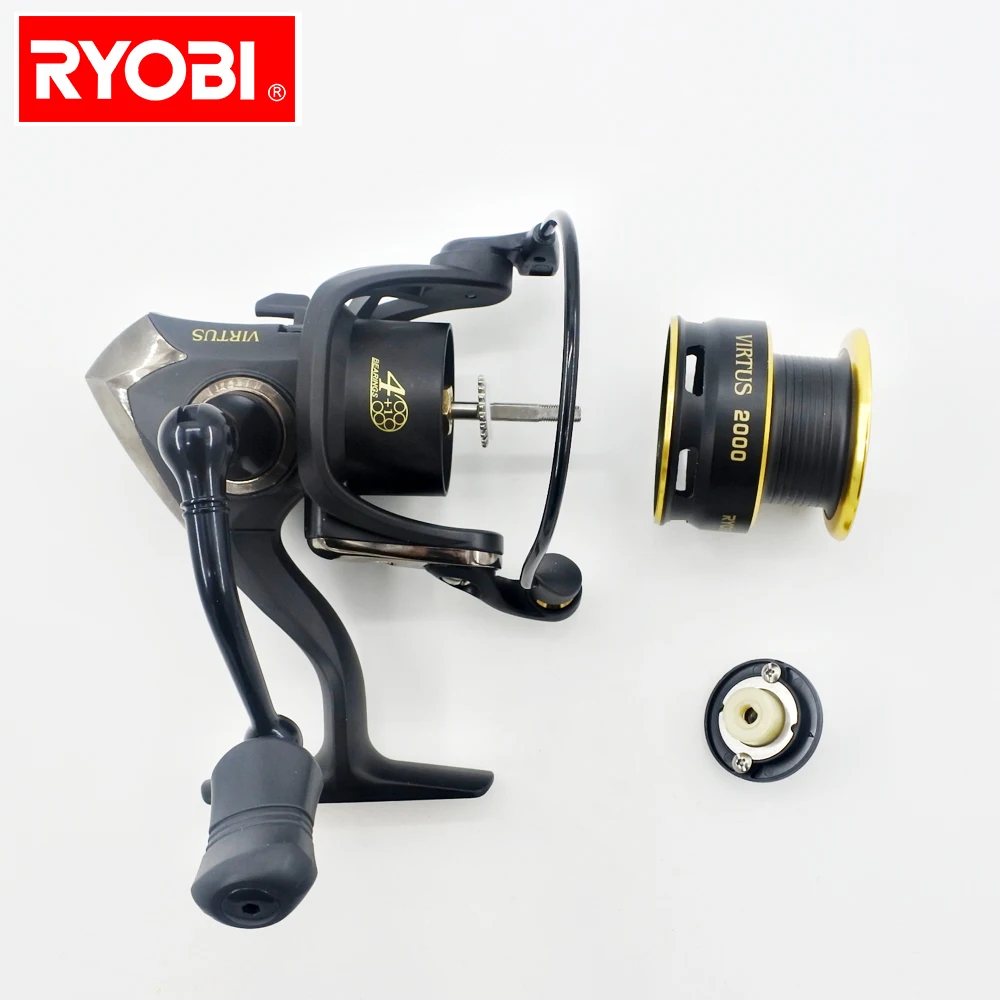 VIRTUS Aluminum Spool Foldable Handle Ryobi Fishing Reel