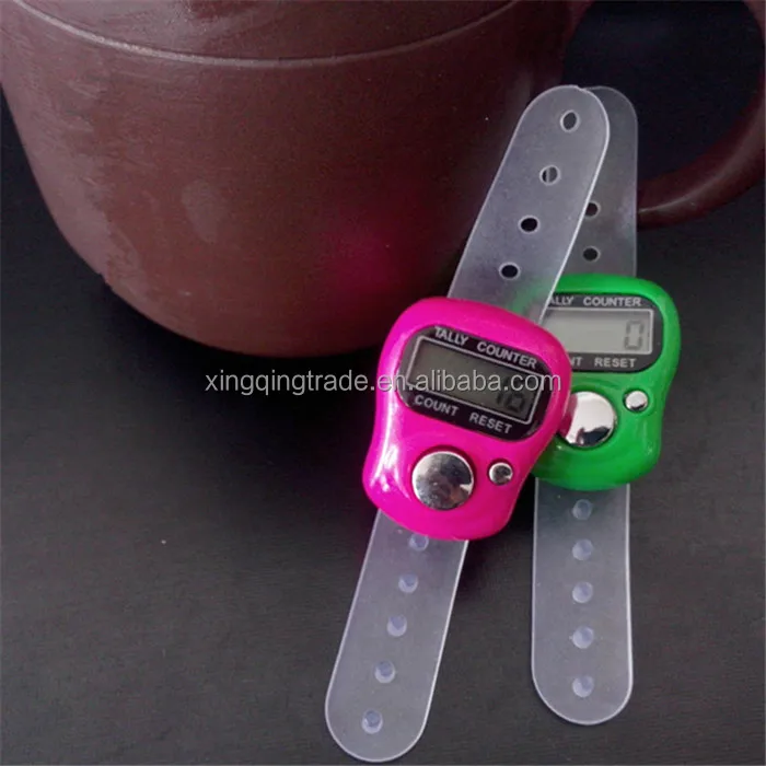 Пластиковый компактный мини-маркер для стежков и счетчик рядов, электронный цифровой счетчик рядов с ЖК-дисплеем, случайный выбор для любого трикотажа