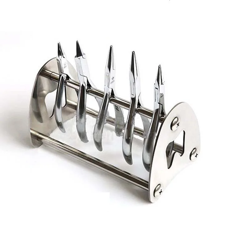  304 stainless steel casting Dental Stainless Steel Acrylic Stand Holder Rack for Orthodontic Craft Plier Forceps