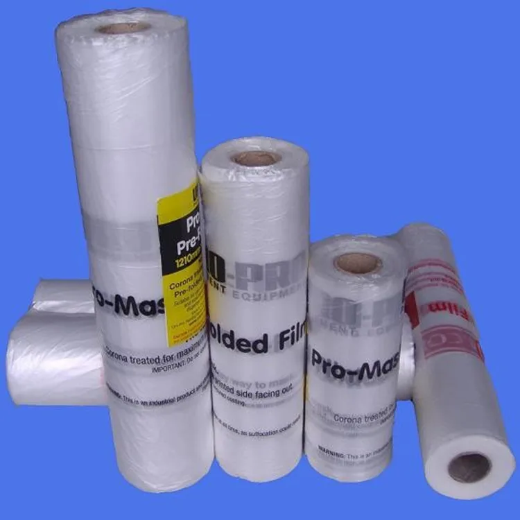 pre-folded static HDPE film