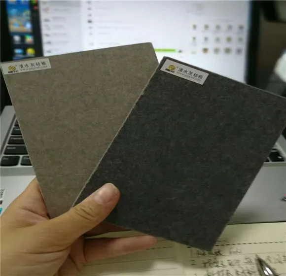 
pure black through colored fiber cement board 