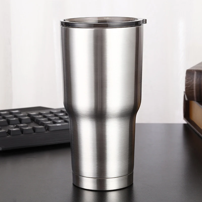Вакуумная Изолированная бутылка из нержавеющей стали с крышкой для кофе, 10 унций 20 унций 30 унций