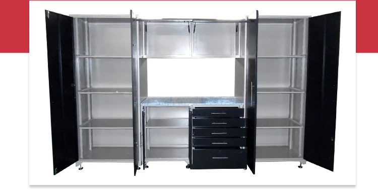  72 дюйма Сверхмощный Профессиональный шкафчик для гаражных домов система хранения инструментов